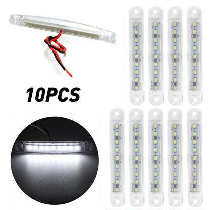 10X LED Sealed Side Clearance Light Marker for Truck Trailer (R)
