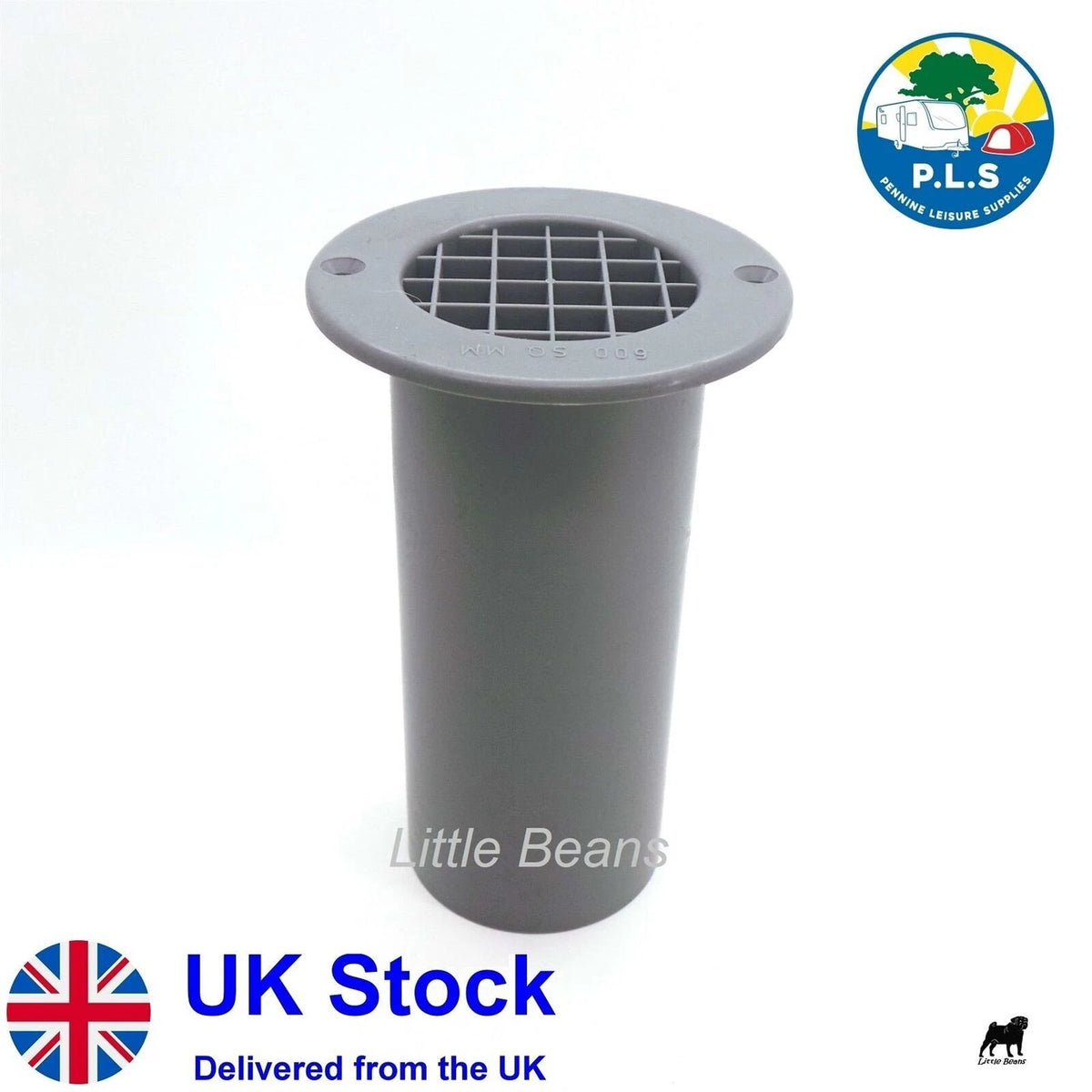 10x Gas Drop Out Round Floor Vent for Caravan Motorhome (75mm x 120mm) 870934