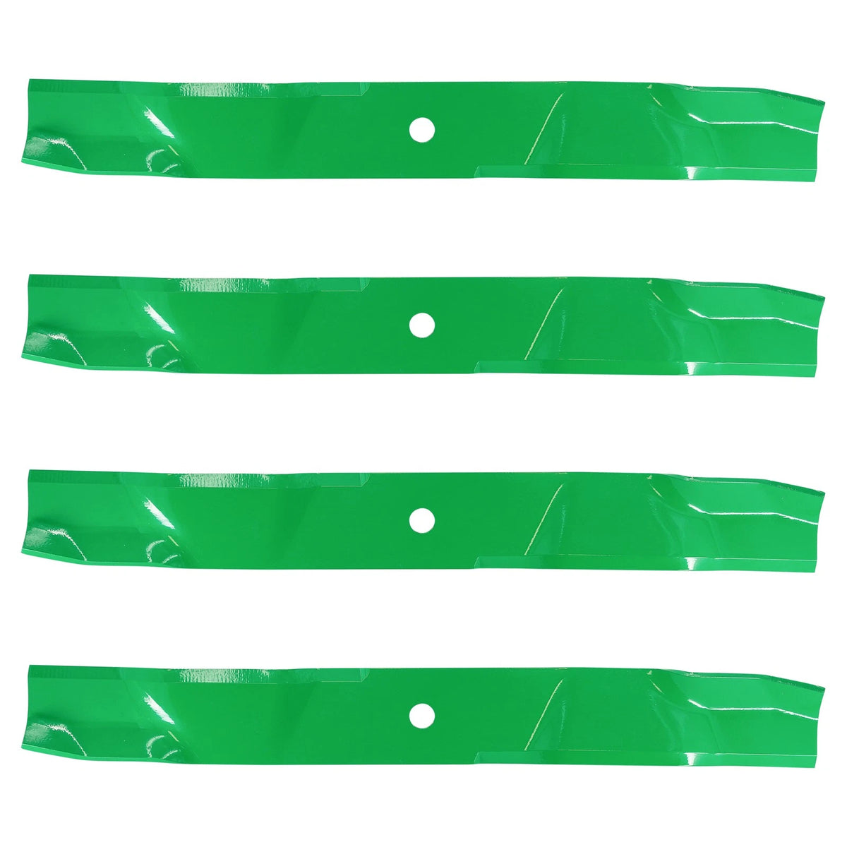 Set of 4 Mulching Blades for Hustler FasTrak SD Raptor XD EX X XL (794214, 794214X)