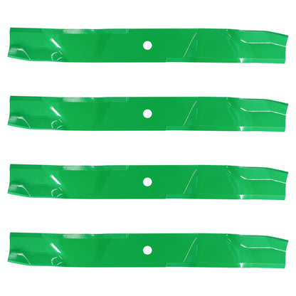 Set of 4 Mulching Blades for Hustler FasTrak SD Raptor XD EX X XL (794214, 794214X)