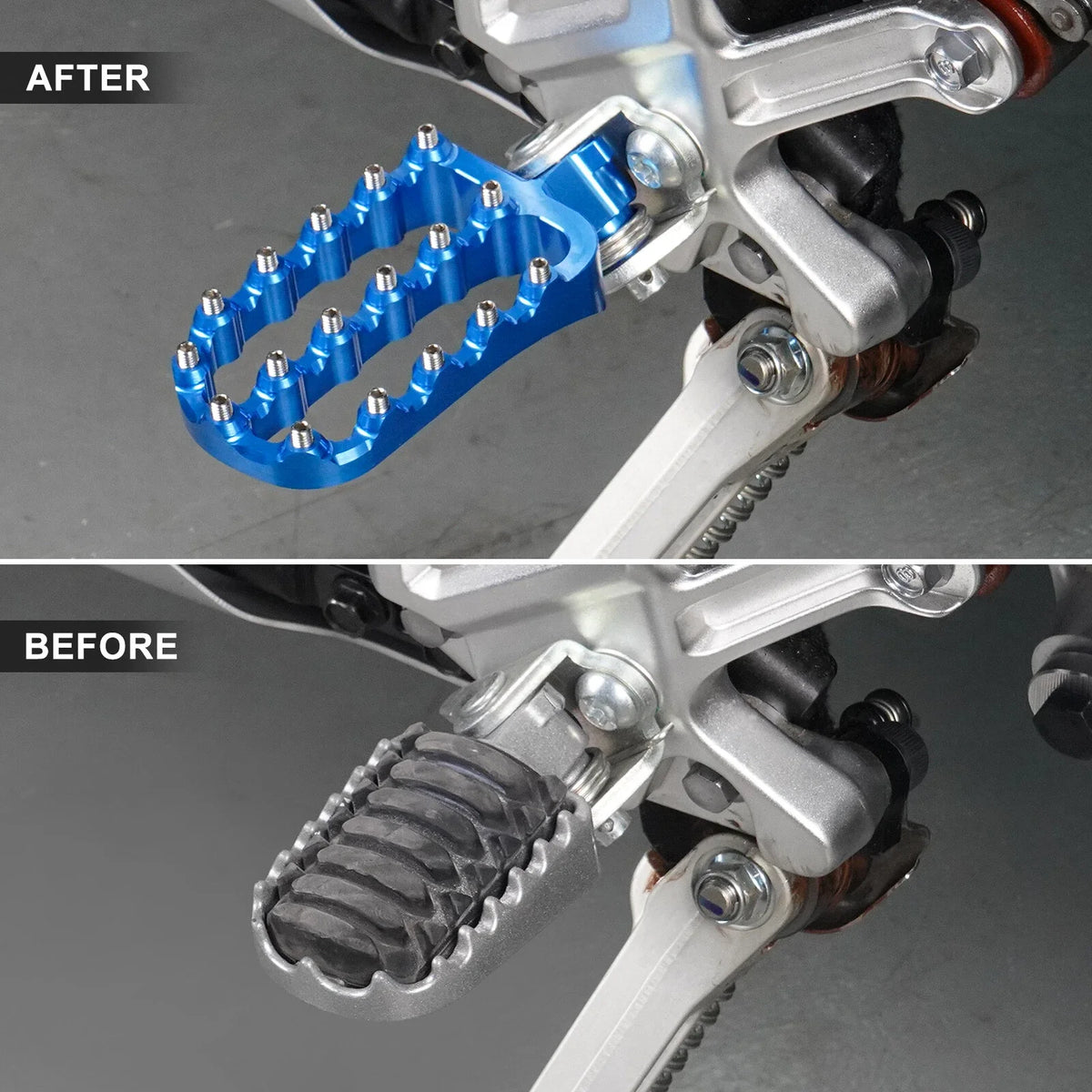 Footrest Footpeg Set with Lowering Bracket for Yamaha Tenere 700 (2019–2023)