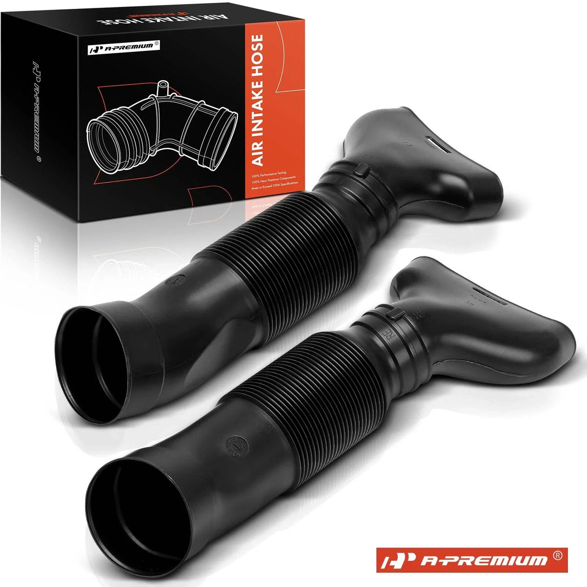 Set of 2 Engine Air Intake Hoses for Mercedes-Benz C240 C320 (2001–2005)
