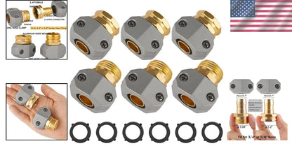 3X Hose Repair Kit for Garden Hose Fittings