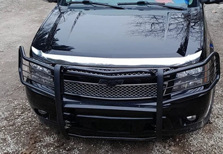 Chrome Hood Protector Bug Shield for Chevy Tahoe & Avalanche (2007–2013) 2892011