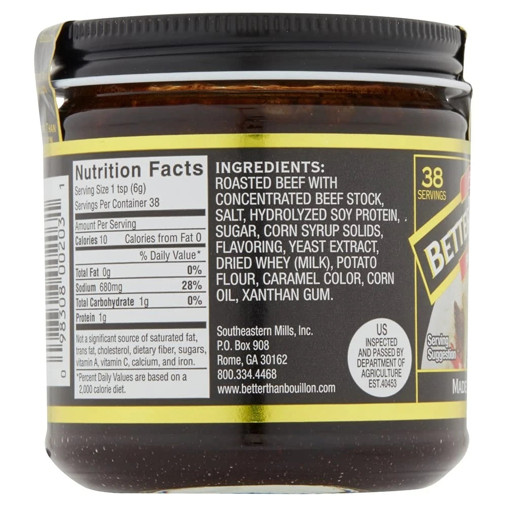 Better Than Bouillon Roasted Beef Base for Cooking (8 Ounce)