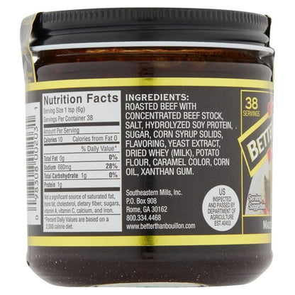 Better Than Bouillon Roasted Beef Base for Cooking (8 Ounce)