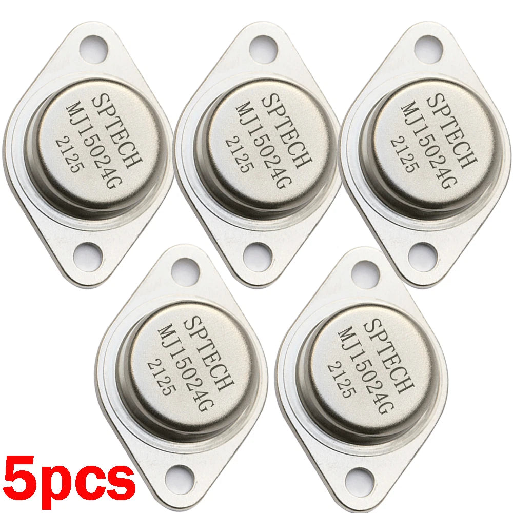 5X MJ15024 To-3 Silicone Audio Power Output Transistor