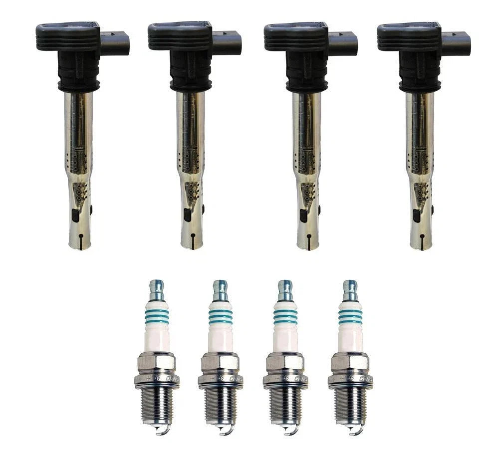 Set of 4 Denso Ignition Coils for Iridium Power (Gap 0.044)