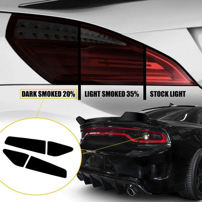 Tail Light Tint Overlay Decal for Dodge Charger (2015–2022)