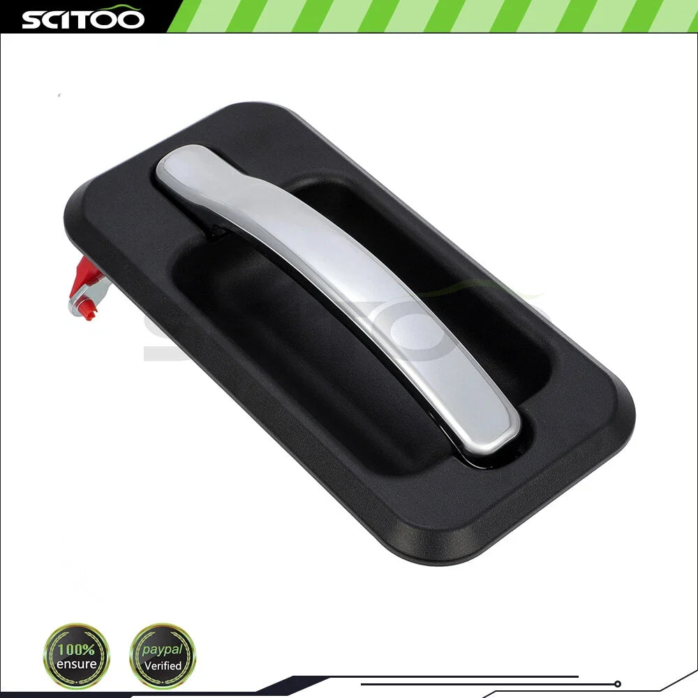 Outside Rear Driver Side Door Handle for Hummer H2 (2003–2009) Chrome/Black