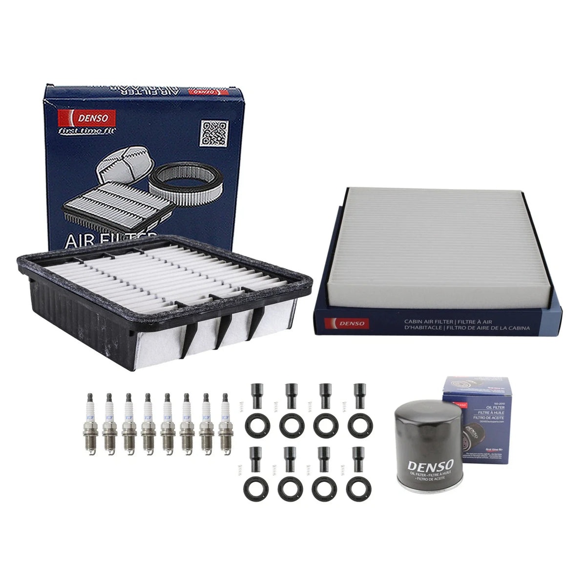 Denso Tune Up Kit 8 Spark Plugs & Boots for Lexus LS430 (2001–2006)