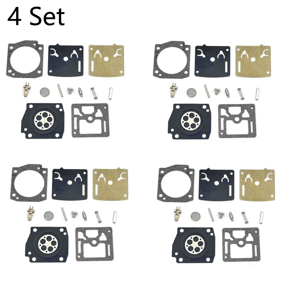 Set of 4 Carburetor Repair Kits for Dolmar PS630 PS6400 PS7300 PS7900 RB-201