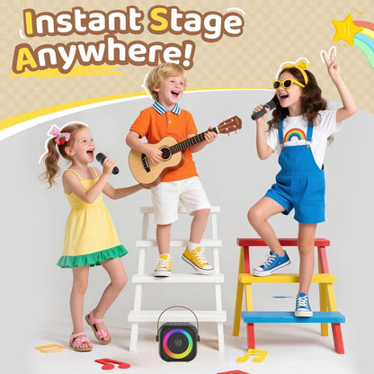 Portable Bluetooth Karaoke Speaker for Mini