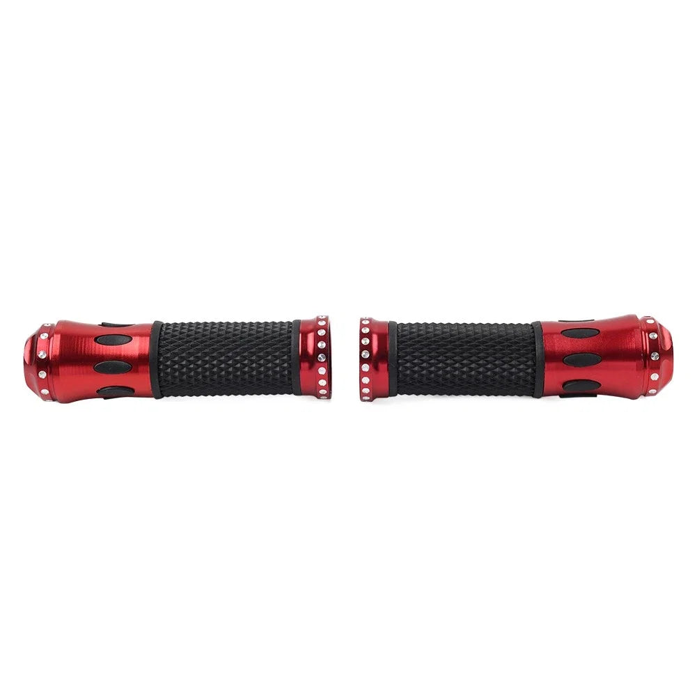 7/8" Motorcycle Handlebar Grips for Honda Yamaha Suzuki (Fit All Models)
