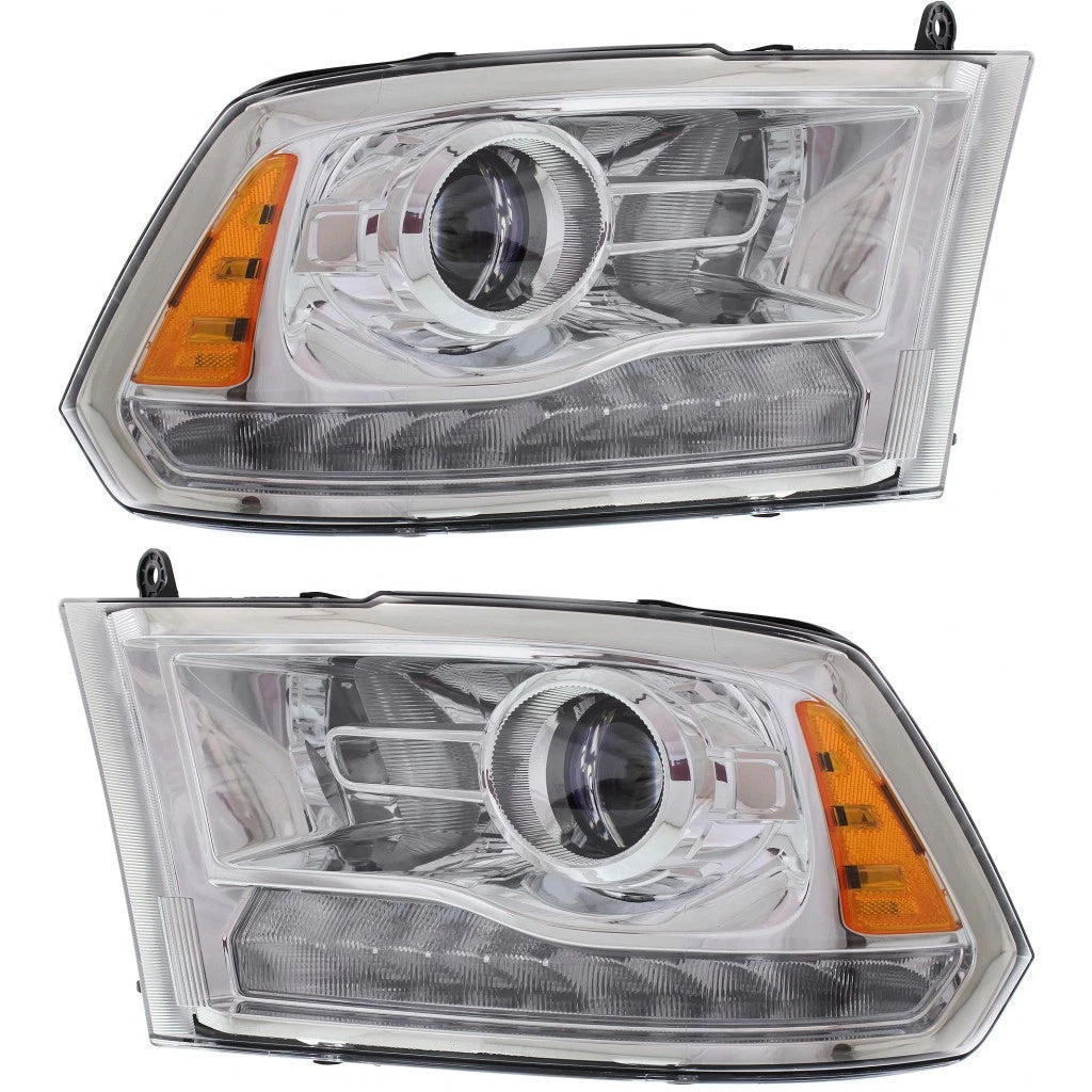 Headlight Assembly Pair for Ram 2500 (2013–2015) PLX-M0-20-9392-00-1-CL360A2, CH2502244, CH2503244