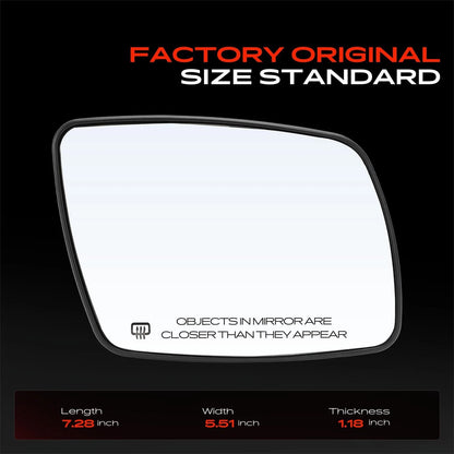 Heated Power Mirror Glass for Dodge Journey (2009–2017) 68045692AA, 56973