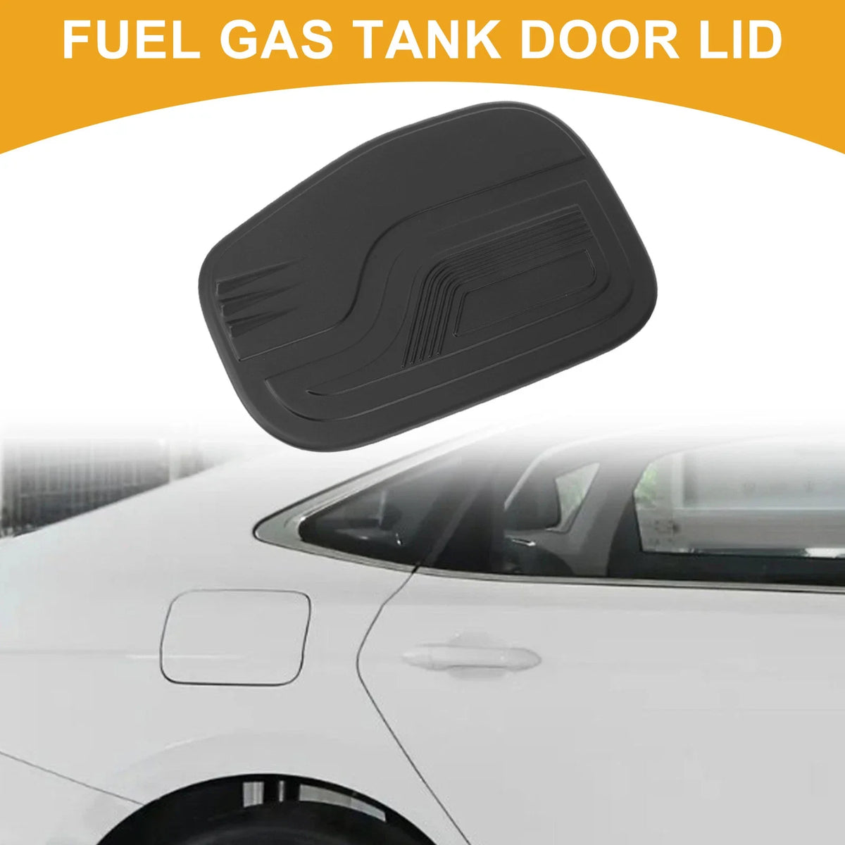 Fuel Tank Door Cap for Ford Ranger (2023–2025) Matte Black