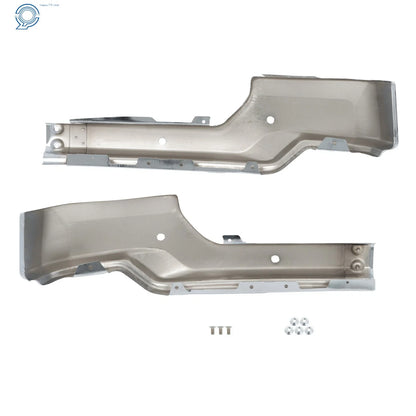 Steel Split Front Bumper for GMC Sierra 1500 (2019–2021) Chrome with Sensor Holes