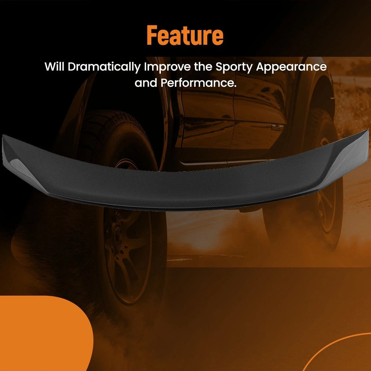 Carbon Fiber Spoiler Wing for Infiniti Q60 (2017–2022)