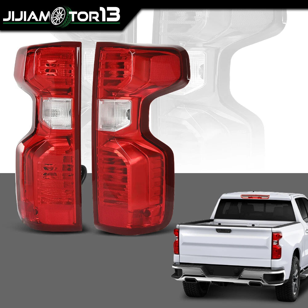 Set of 2 Rear Tail Light Brake Lamps for Chevy Silverado 1500 2500 (2019–2021) J-02RLA4554A, 84554656, 84554657