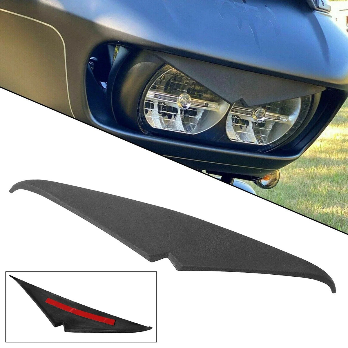 Headlight Eyelid Trim Bezel for Harley Road Glide FLTRU (2015–Present)