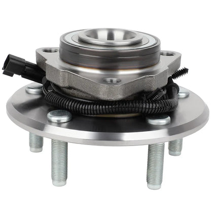 2 Front CV Axle Shaft + Wheel Hub Bearing for Ram 1500 (2012–2018) 4WD