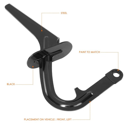 Left Driver Side Steel Engine Hood Hinge for Nissan D21/Pathfinder (1986–1997)