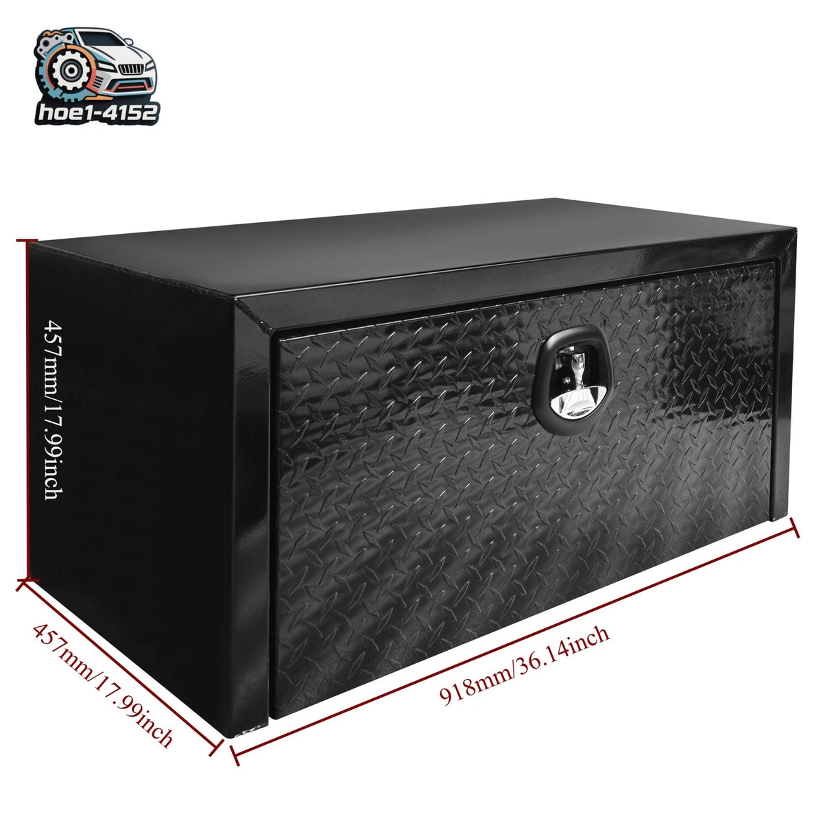 36x18x18" Underbody Truck Box for Heavy-Duty Trucks (2010–2023)