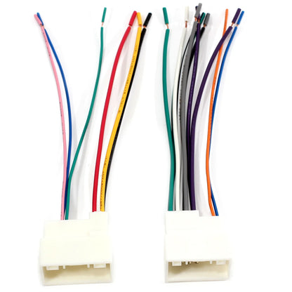Aftermarket Radio Install Wire Harness for Hyundai Santa Fe, Genesis Coupe (2013–2016)