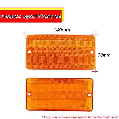 Amber Lens Front Grill Turn Signal Lights for Ford Bronco (1969–1977)