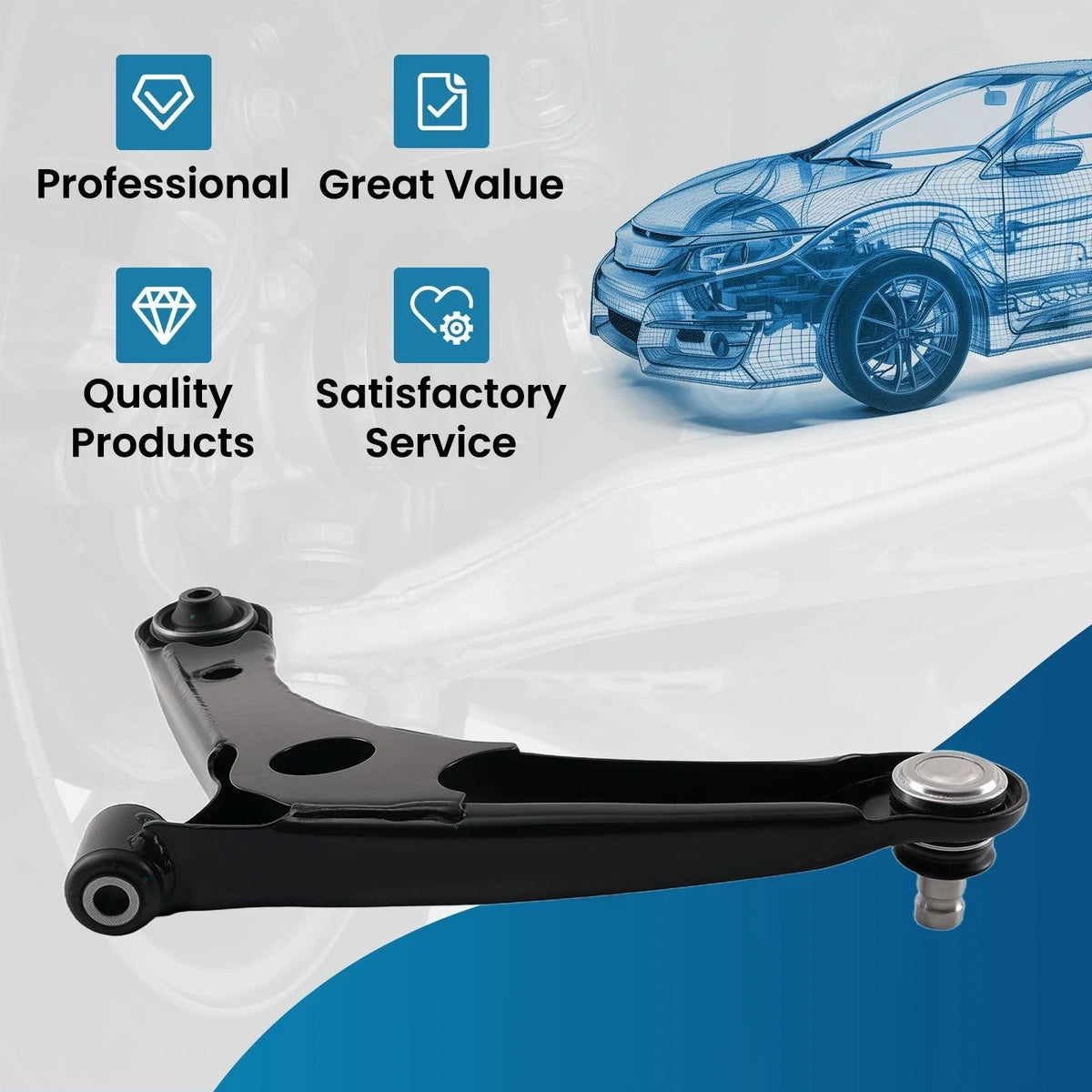 Front Lower Control Arm Right for Mitsubishi Lancer/Eclipse Cross (2018–2023) K620549