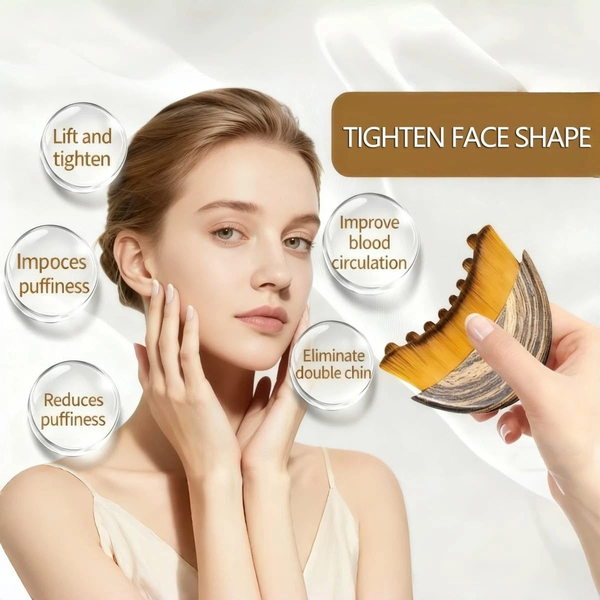 Lymphatic Face Brush for Facial Contouring and Dry Brushing