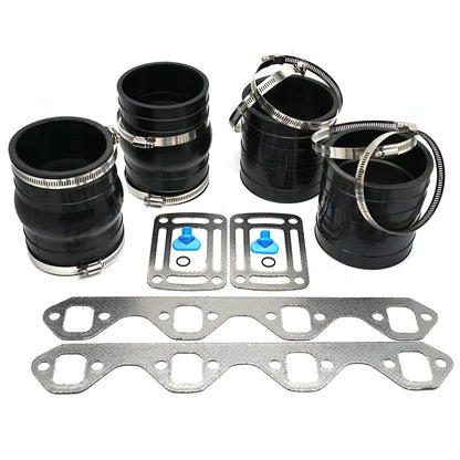 Exhaust Bellow Hose Kit W/Gasket for Volvo Penta 5.0/5.8L Sterndrive V8 (3850496)