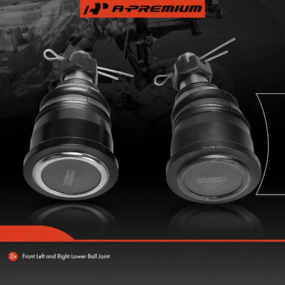 2X Front Lower Ball Joint for Chevrolet C10, GMC C10 (3829439, MK6023)
