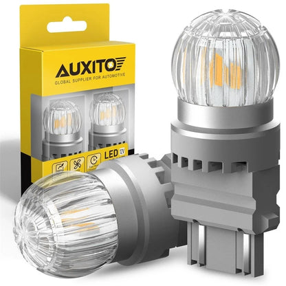2X 3157 LED Front Turn Signal Parking Light Bulbs for
