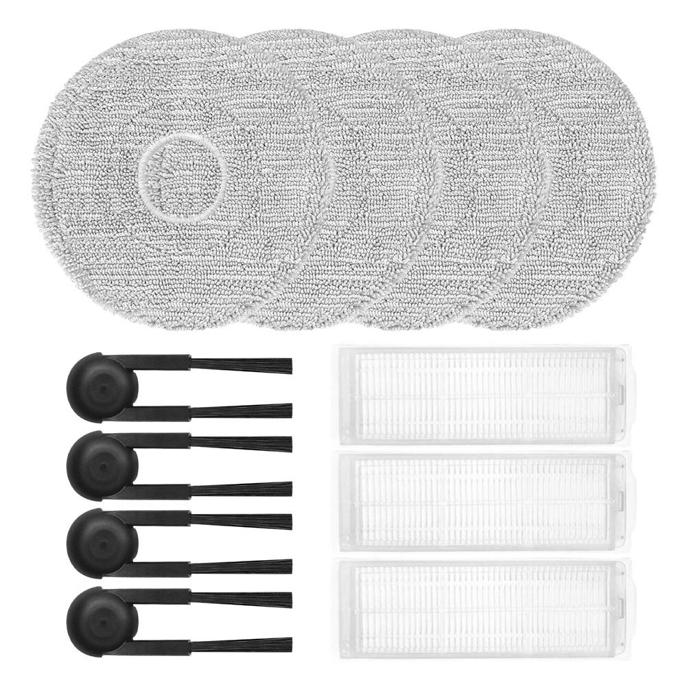 Replacement Side Brush Filter Mop Cloths Kit for Xiaomi S40 Pro (2021–2023)