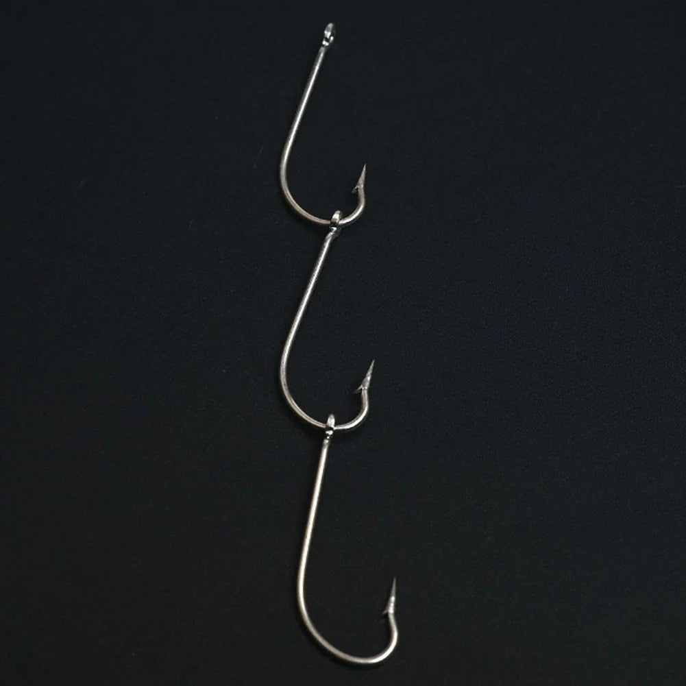 Gang Hooks for Sea Angling and Squid Fishing (Carbon Steel, 10 Strings)