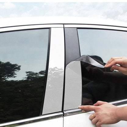 8pcs Car Exterior Pillar Posts Sticker for Ford Territory (2019–2021)