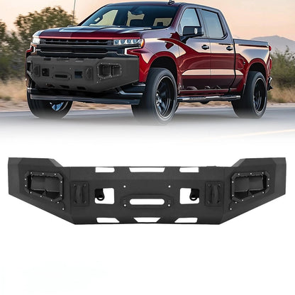 Front Bumper Assembly with Winch Plate for Chevy Silverado 1500 (2019–2022) - CON-A000000338