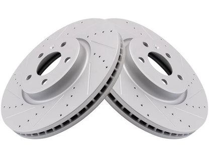 Set of 2 Front Brake Rotors for Audi A7 Quattro (2012–2016) 85929FCWC