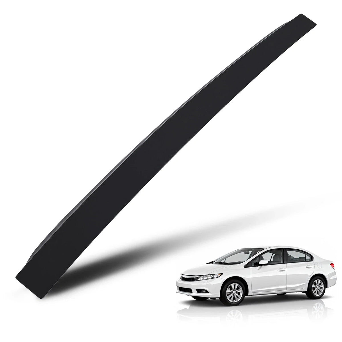 Glossy Black Roof Spoiler for Honda Civic Sedan (2006–2015)