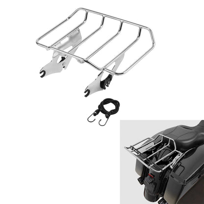 Chrome Quick Release Luggage Rack for Harley Street Electra Glide (2014–2025)