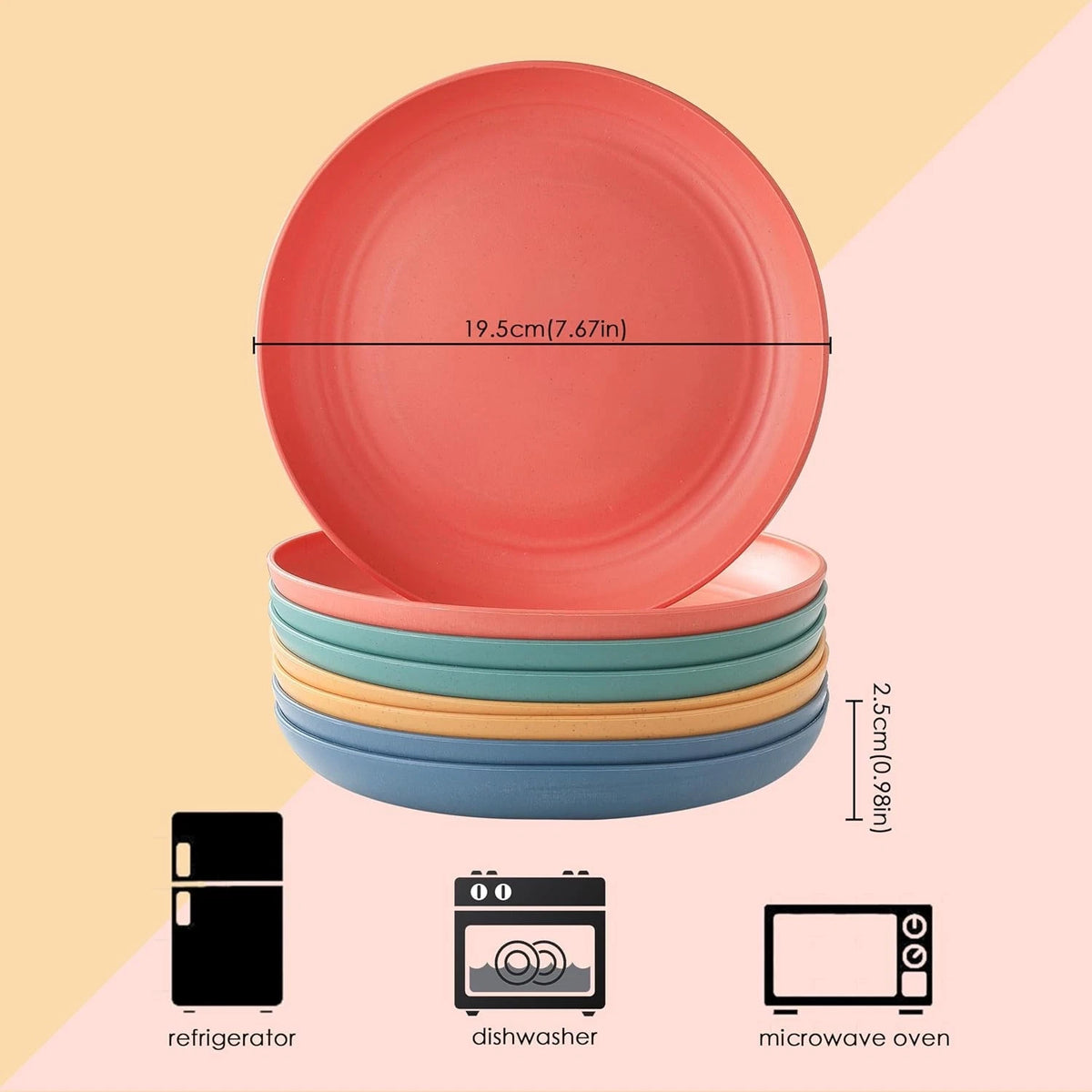 8X Wheat Straw Plates for Unspecified