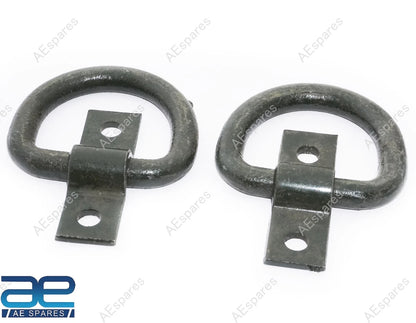 Set of 2 Front Rear Bumper Towing Hooks Brackets for Willys Jeepster