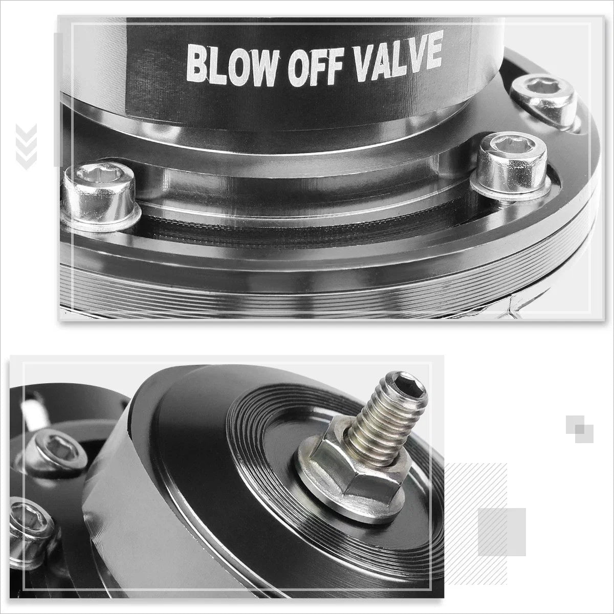 Adjustable 2-Bolt Blow-Off Valve for Universal Type-S RS RZ Turbo (Universal)