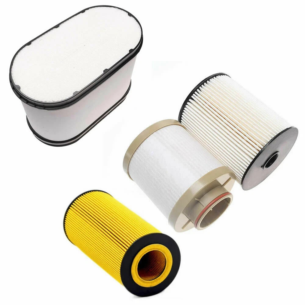 Oil Air Fuel Filter Kit for Ford 6.4L Powerstroke (2008–2010) FD-4617, FL-2016, FA-1886