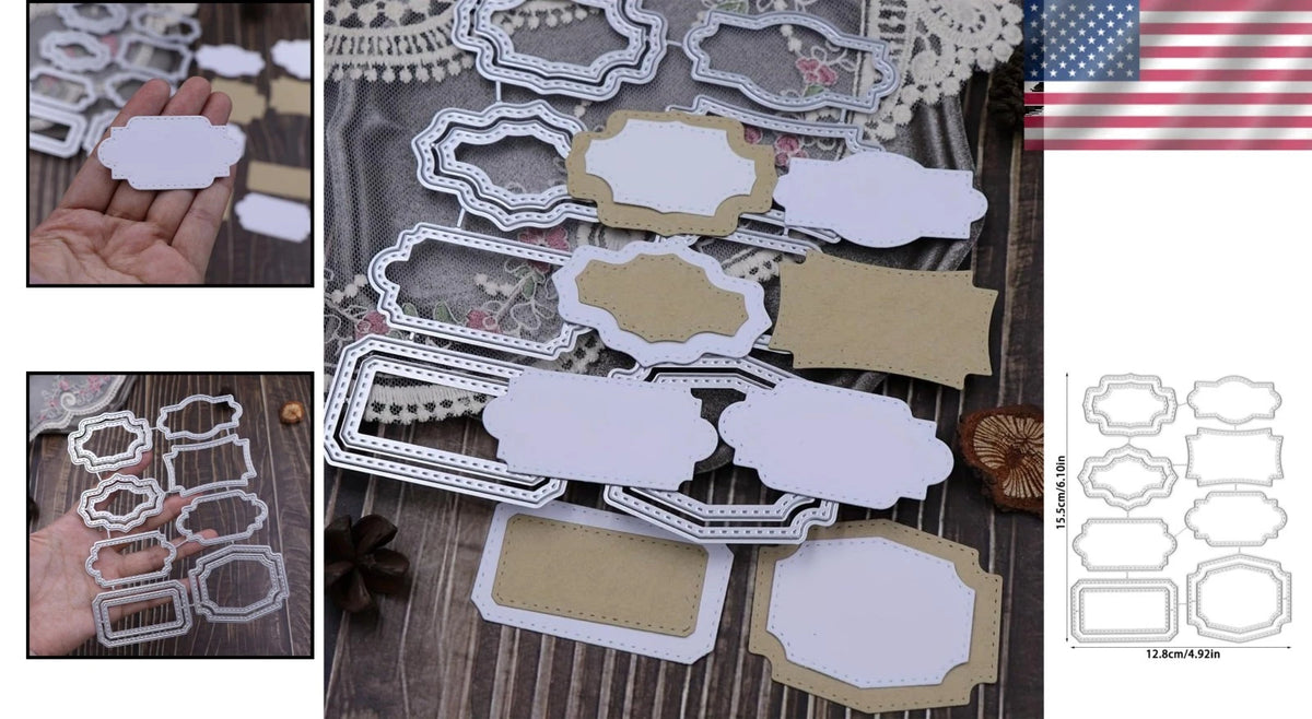 Metal Cutting Dies for Scrapbooking Card Making (6.2x5.1 in)
