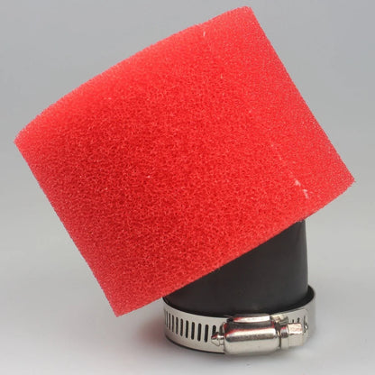 42mm Red Foam Air Filter Cleaner for 125cc 140cc Pit Dirt Bike ATV Motorcycle