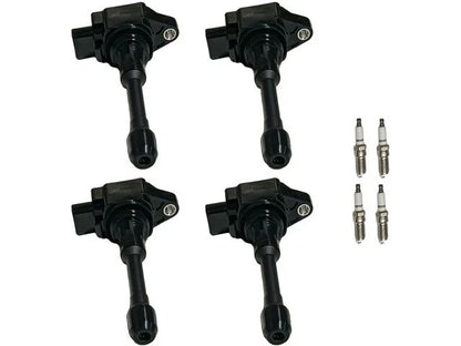 Ignition Coil Set with Spark Plugs for Nissan Cube (2009–2014) 54686VKFN