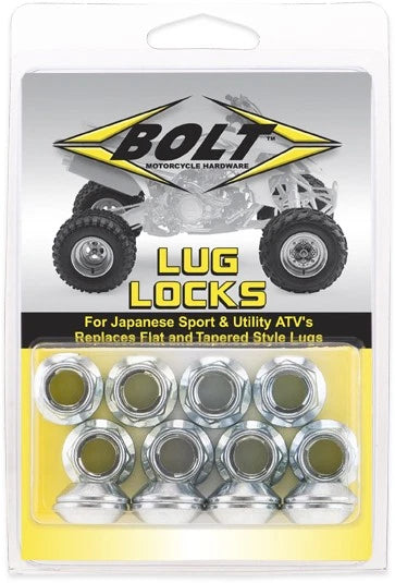 ATV Lug-Locks for ATV (2005) - Silver Bolts, Nuts, Screws, Washers 2005-LUG.S